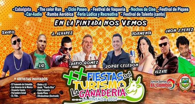 Fiestas del Turismo y la Ganadería 2017 en La Pintada, Antioquia