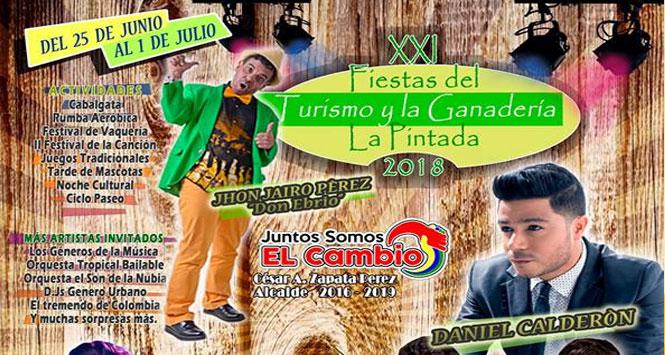 Fiestas del Turismo y la Ganadería 2018 en La Pintada, Antioquia Fiestas del Turismo y la Ganadería 2018 en La Pintada, Antioquia