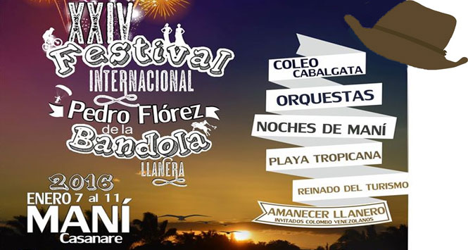 Festival de la Bandola Llanera 2016 en Maní, Casanare