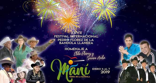 Festival Internacional de la Bandola Llanera 2019 en Maní, Casanare