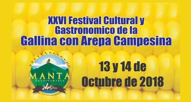 Festival Cultural y Gastronómico de la Gallina con Arepa Campesina 2018 en Manta, Cundinamarca Festival Cultural y Gastronómico de la Gallina con Arepa Campesina 2018 en Manta, Cundinamarca