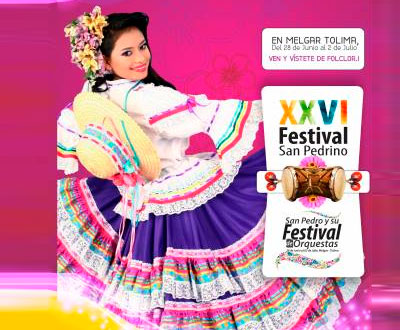 Festival San Pedrino en Melgar, Tolima