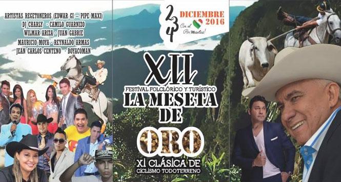 Festival Folclórico y Turístico “La Meseta de Oro” 2016 en Mesetas, Meta Festival Folclórico y Turístico “La Meseta de Oro” 2016 en Mesetas, Meta