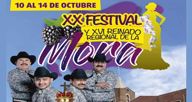 Festival y Reinado Regional de la Mora 2019 en Mesitas, Cundinamarca