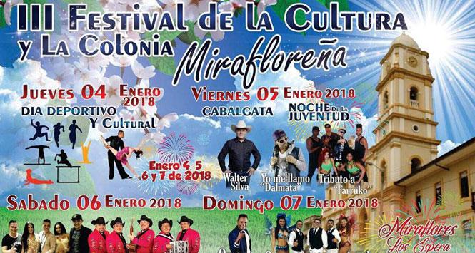 Festival de la Cultura y la Colonia 2018 en Miraflores, Boyacá