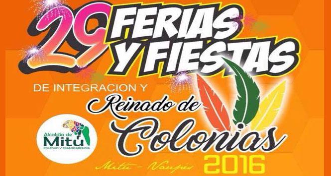 Ferias y Fiestas 2016 en Mitú, Vaupés