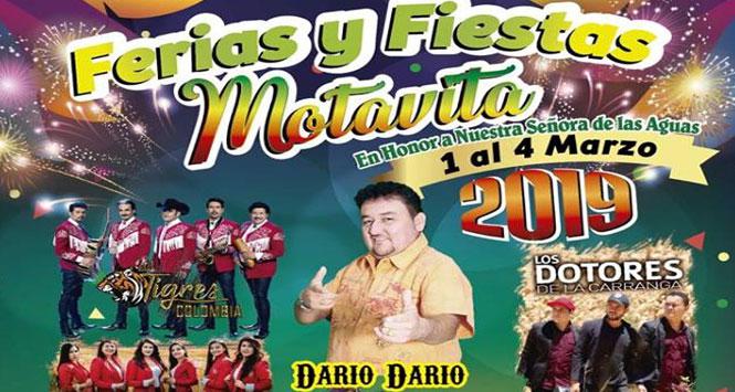 Ferias y Fiestas 2019 en Motavita, Boyacá