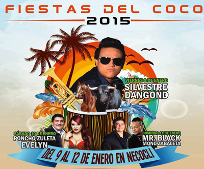 Fiestas del Coco 2015 en Necoclí, Antioquia