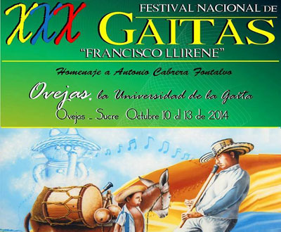 Festival Nacional de Gaitas en Ovejas, Sucre