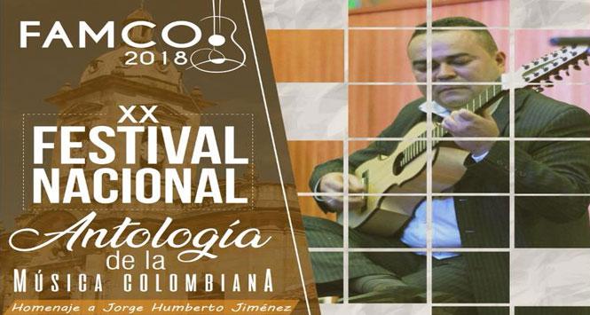 Festival Nacional Antología de la Música Colombiana 2018 en Paipa, Boyacá