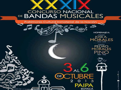 Concurso Nacional de Bandas Musicales en Paipa, Boyacá
