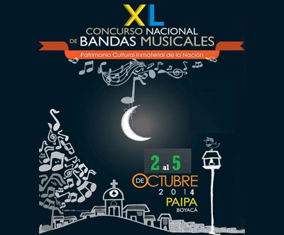 Concurso Nacional de Bandas Musicales en Paipa, Boyacá