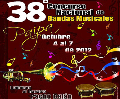 Concurso Nacional de Bandas Musicales 2012 en Paipa, Boyacá Concurso Nacional de Bandas Musicales 2012 en Paipa, Boyacá