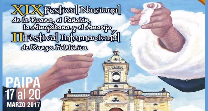 Festival Nacional de la Ruana, el Pañolón, la Almojabana y el Amasijo 2017 en Paipa