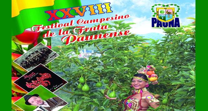 Festival Campesino y de La Fruta 2019 en Pauna, Boyacá