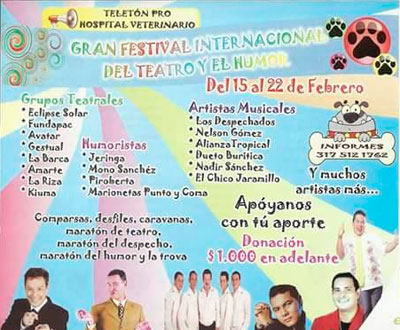 Festival Internacional del Teatro y el Humor en Pereira Festival Internacional del Teatro y el Humor en Pereira