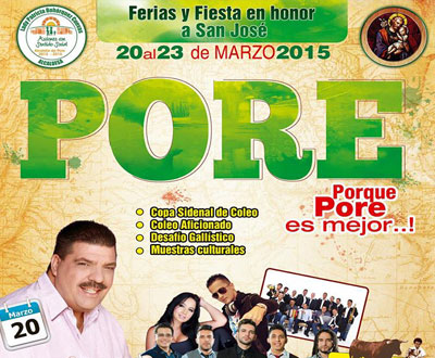 Ferias y Fiestas 2015 en Pore, Casanare