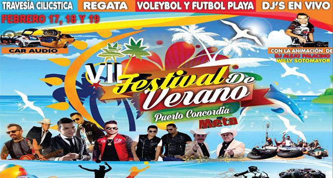 Festival de verano 2017 en Puerto Concordia, Meta