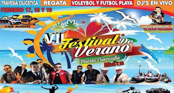 Festival de verano 2017 en Puerto Concordia, Meta Festival de verano 2017 en Puerto Concordia, Meta