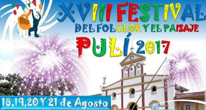 Festival del Folclor y el Paisaje 2017 en Pulí, Cundinamarca