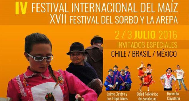 Festival del Maíz, Sorbo y la Arepa 2016 en Ramiriquí, Boyacá
