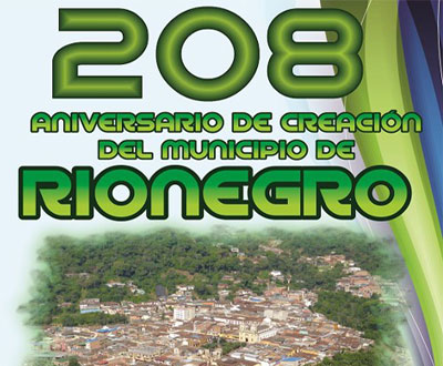 Rionegro, Santander, celebrará su aniversario número 208