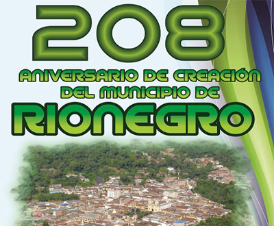 Rionegro, Santander, celebrará su aniversario número 208 Rionegro, Santander, celebrará su aniversario número 208