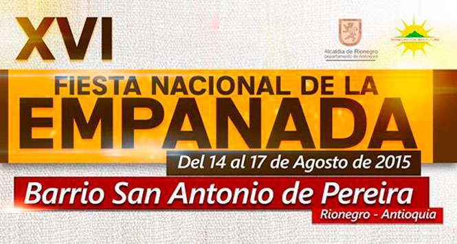 Programación Fiesta Nacional de la Empanada 2015 en Rionegro, Antioquia