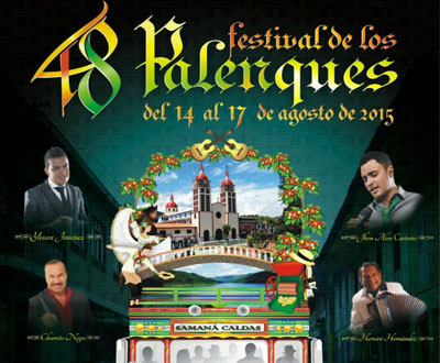 Festival de los Palenques 2015 en Samaná, Caldas