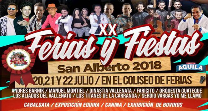 Ferias y Fiestas 2018 en San Alberto, Cesar Ferias y Fiestas 2018 en San Alberto, Cesar