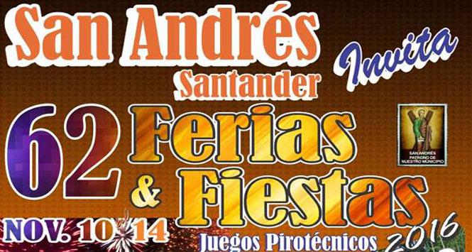 Ferias y Fiestas 2016 en San Andrés, Santander Ferias y Fiestas 2016 en San Andrés, Santander