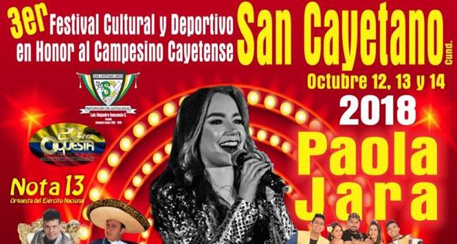 Festival Cultural y Deportivo 2018 en San Cayetano, Cundinamarca Festival Cultural y Deportivo 2018 en San Cayetano, Cundinamarca