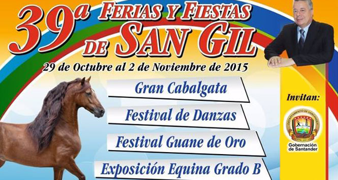 Programación Ferias y Fiestas 2015 en San Gil, Santander