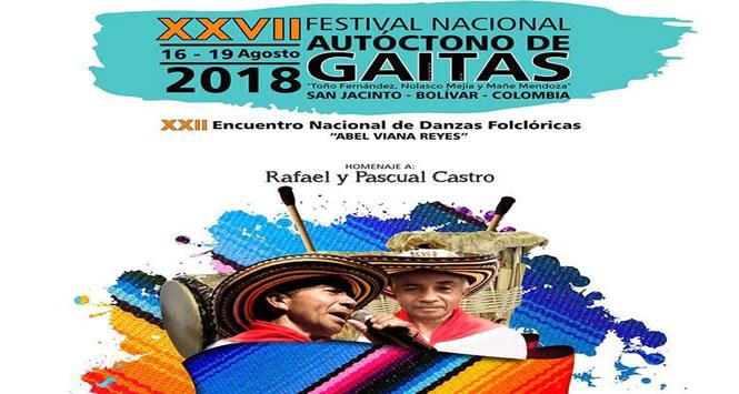 Festival Nacional Autóctono de Gaitas 2018 en San Jacinto, Bolívar Festival Nacional Autóctono de Gaitas 2018 en San Jacinto, Bolívar