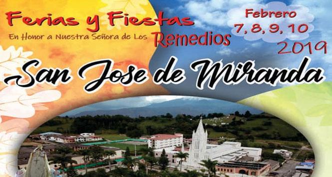 Ferias y Fiestas 2019 en San José de Miranda, Santander Ferias y Fiestas 2019 en San José de Miranda, Santander