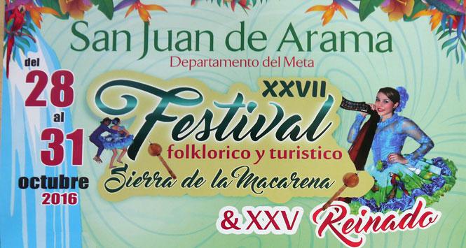 Festival Folclórico y Turístico 2016 en San Juan de Arama, Meta