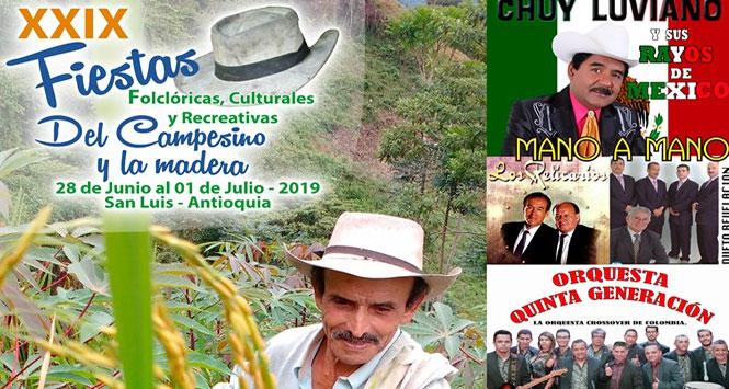 Fiestas Folclóricas, Culturales y de la Madera 2019 en San Luis, Antioquia Fiestas Folclóricas, Culturales y de la Madera 2019 en San Luis, Antioquia