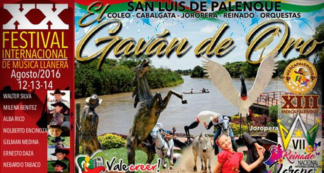 Festival Gaván de Oro 2016 en San Luis de Palenque, Casanare Festival Gaván de Oro 2016 en San Luis de Palenque, Casanare
