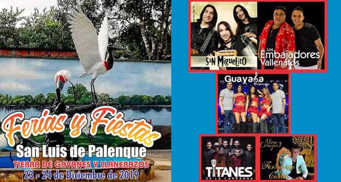 Ferias y Fiestas 2019 en San Luis de Palenque, Casanare Ferias y Fiestas 2019 en San Luis de Palenque, Casanare