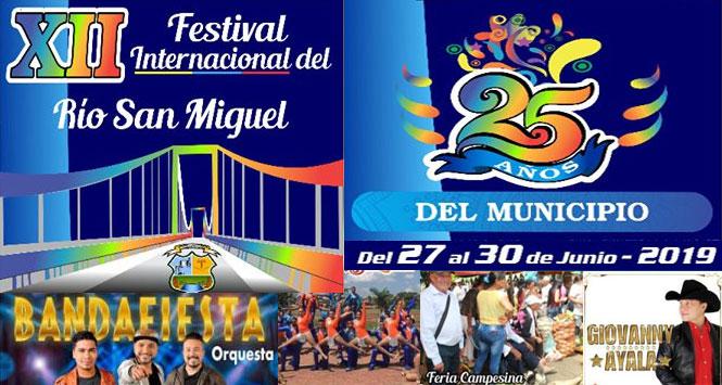 Festival Internacional del Río 2019 en San Miguel, Putumayo