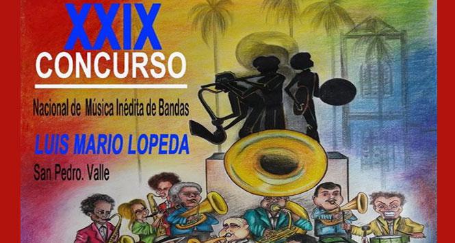 Concurso Nacional de Música Inédita de Bandas 2017 en San Pedro, Valle del Cauca