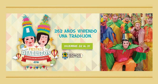 Fiestas de los Diablitos 2016 en Santa Fe de Antioquia Fiestas de los Diablitos 2016 en Santa Fe de Antioquia