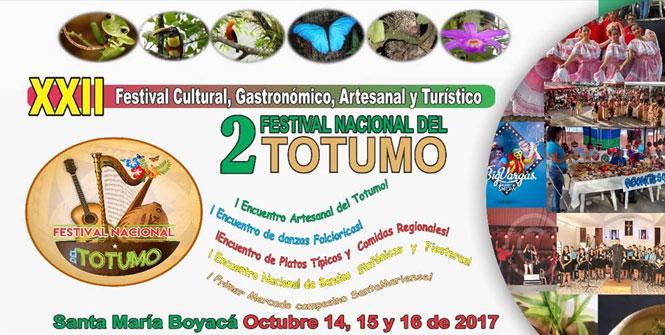 Festival Nacional del Totumo 2017 en Santa María, Boyacá