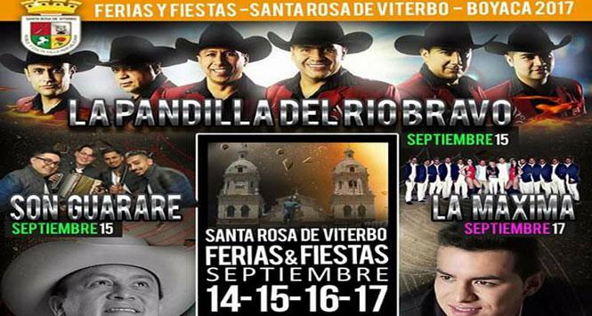 Ferias y Fiestas 2017 en Santa Rosa de Viterbo, Boyacá Ferias y Fiestas 2017 en Santa Rosa de Viterbo, Boyacá