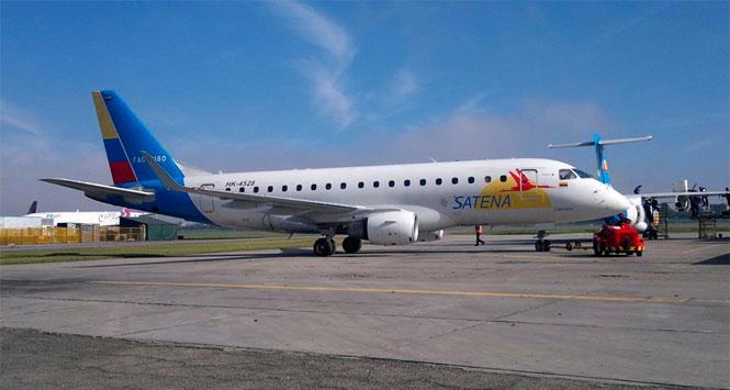 Satena inició operaciones en la ruta Bogotá - Ipiales - Bogotá Satena inició operaciones en la ruta Bogotá - Ipiales - Bogotá