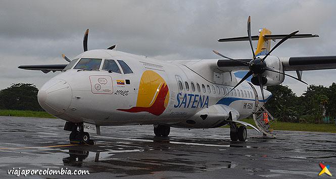 En San Vicente del Caguán aterrizó la aerolínea de la paz En San Vicente del Caguán aterrizó la aerolínea de la paz