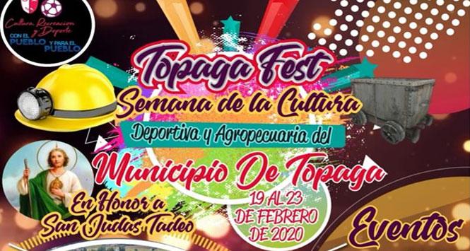 Semana Cultural, Deportiva y Agropecuaria 2020 en Tópaga, Boyacá Semana Cultural, Deportiva y Agropecuaria 2020 en Tópaga, Boyacá