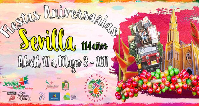 Fiestas Aniversarias 2017 en Sevilla, Valle del Cauca