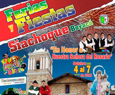 Carnaval de la Alegría y Ferias y Fiestas en Siachoque, Boyacá Carnaval de la Alegría y Ferias y Fiestas en Siachoque, Boyacá