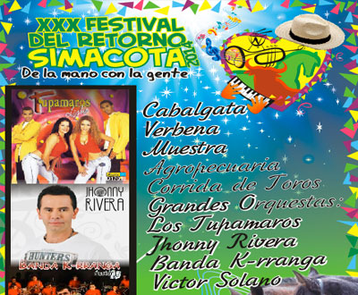 Festival del Retorno en Simacota, Santander